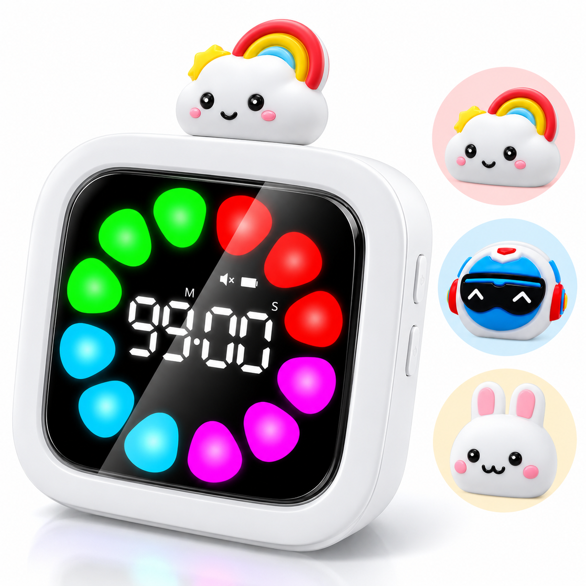 Qik Time Visual Timer for Kids—Easy Time Management